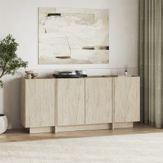 Μπουφές Dorma Megapap χρώμα travertine 180x45x80,2εκ. |  Μπουφέδες στο espiti