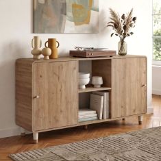 Μπουφές Doro Megapap χρώμα sepet oak 150,2x39x81εκ. |  Μπουφέδες στο espiti