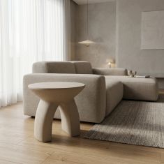 Βοηθητικό τραπέζι Siale pakoworld μόκα MGO Φ40x37εκ |  Τραπεζάκια βοηθητικά στο espiti