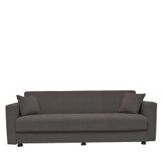 Καναπές Κρεβάτι ArteLibre AMETHYST Τριθέσιος Σκούρο Γκρι 214x78x78cm 14210135 ArteLibre |  Καναπέδες στο espiti
