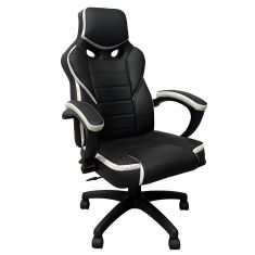 Καρέκλα Γραφείου ArteLibre Gaming ΚΛΕΟΝΙΚΗ Μαύρο/Λευκό 65x72x118-126cm 14240016 ArteLibre |  Καρέκλες γραφείου στο espiti