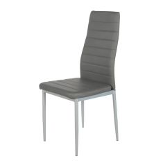 Καρέκλα ArteLibre ROSE Σκούρο Γκρι PVC 53x39x96cm 14320016 ArteLibre |  Καρέκλες στο espiti