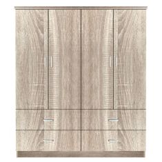 Ντουλάπα ArteLibre AMAZON LILY Φυσικό Χρώμα 160x50x180cm 14370015 ArteLibre |  Ντουλάπες ρούχων στο espiti