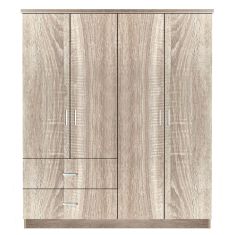 Ντουλάπα ArteLibre CANDY CANE Φυσικό Χρώμα 160x50x195cm 14370021 ArteLibre |  Ντουλάπες ρούχων στο espiti