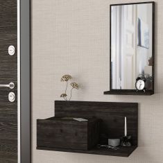 Έπιπλο Εισόδου ArteLibre RODOS Σκουρό Καφέ 60x30x100cm 14410070 ArteLibre |  Βιτρίνες - Έπιπλα εισόδου στο espiti
