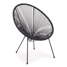 Πολυθρόνα ArteLibre Rattan Saturn Μαύρο 72x78x89cm 14450007 ArteLibre |  Καναπέδες - Καρέκλες  στο espiti