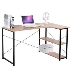 Γραφείο ArteLibre TADORNA Καφέ/Μαύρο MDF/Μέταλλο 120x74x71.5cm 14370041 ArteLibre |  Γραφεία στο espiti
