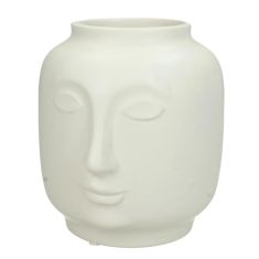 Βάζο ArteLibre Λευκό Κεραμικό 14.6x13x14.8cm 05151572 ArteLibre |  Βάζα στο espiti