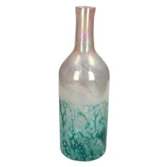 Βάζο ArteLibre Τιρκουάζ Γυαλί 12x12x36cm 05152244 ArteLibre |  Βάζα στο espiti