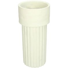 Βάζο ArteLibre Ιβουάρ Polyresin 12.4x12.4x25.5cm 05153171 ArteLibre |  Βάζα στο espiti