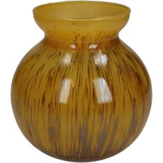 Βάζο ArteLibre Ώχρα Γυαλί 15x15x16cm 05154937 ArteLibre |  Βάζα στο espiti