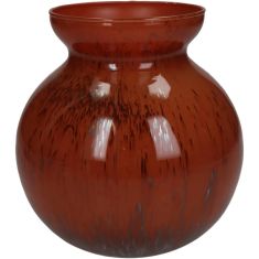 Βάζο ArteLibre Κόκκινο Γυαλί 15x15x16cm 05154939 ArteLibre |  Βάζα στο espiti