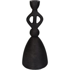 Κηροπήγιο ArteLibre Μαύρο Αλουμίνιο 11.5x11.5x27cm 05155311 ArteLibre |  Διακοσμητκά στο espiti