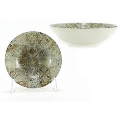 Πιάτο Μπεζ Σχέδιο Maiolica Beige Opaco Πορσελάνη Φ20cm 06510076 ArteLibre |  Πιάτα-Μπωλ στο espiti