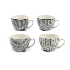Κούπα 40cl Πορσελάνη New Bone China Σε 4 Σχέδια 06510223 ArteLibre |  Ποτήρια στο espiti