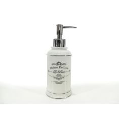 Ντισπένσερ 'Le Bain' Λευκό Κεραμικό 380ml 06510403 ArteLibre |  Αξεσουάρ Μπάνιου - διάφορα στο espiti