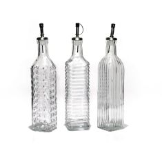 Φιάλη Λαδιού/Ξυδιού Διάφανο Γυαλί 500ml Σε 3 Σχέδια 06510418 ArteLibre |  Είδη Σερβιρίσματος στο espiti