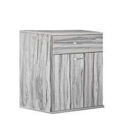 Κομοδίνο ArteLibre MILLE Γκρι Μοριοσανίδα/Μελαμίνη 40x40x60cm 14370079 ArteLibre |  Κομοδίνα στο espiti