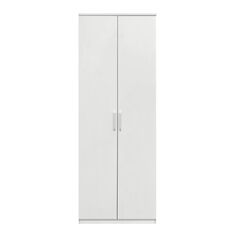 Ντουλάπα Δίφυλλη ArteLibre REIDUN Λευκό Μοριοσανίδα 60x50x195cm 14370121 ArteLibre |  Ντουλάπες ρούχων στο espiti