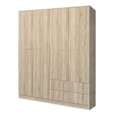 Ντουλάπα ArteLibre SASSA Φυσικό Μοριοσανίδα 120x50x195cm 14370149 ArteLibre |  Ντουλάπες ρούχων στο espiti