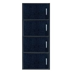 Ντουλάπα ArteLibre BEGONIA Μαύρο Μοριοσανίδα/Μελαμίνη 42x30x106.2cm 14370207 ArteLibre |  Ντουλάπες ρούχων στο espiti