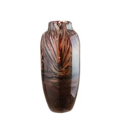 Βάζο ArteLibre Καφέ Γυαλί 17.5x17.5x37cm 05160277 ArteLibre |  Βάζα στο espiti