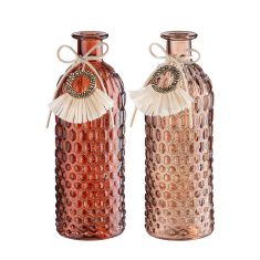 Βάζο ArteLibre Μπουκάλι Γυαλί 8.5x8.5x25cm Σε 2 Χρώματα 05160378 ArteLibre |  Βάζα στο espiti