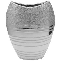Βάζο ArteLibre Ασημί Κεραμικό 13.5x24x29.5cm 05160417 ArteLibre |  Βάζα στο espiti