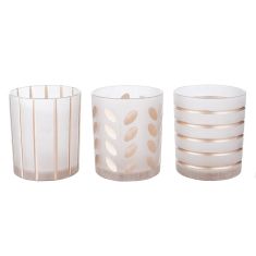 Κηροπήγιο ArteLibre Διάφανο Γυαλί 8cm Σε 3 Σχέδια 05160559 ArteLibre |  Διακοσμητκά στο espiti