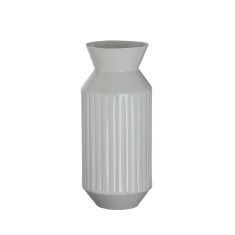 Βάζο Γκρι Μέταλλο 30cm 05160755 ArteLibre |  Βάζα στο espiti