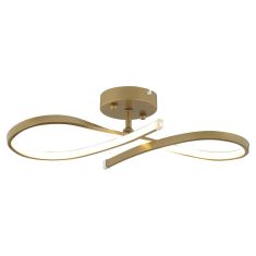Φωτιστικό Οροφής LED ArteLibre AURIGA Χρυσό Μέταλλο 52x11cm 14780175 ArteLibre |  Οροφής στο espiti