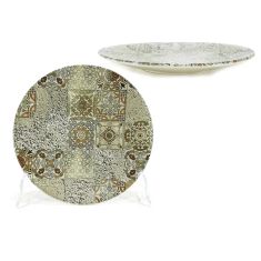 Πιάτο Φρούτων Μπεζ Σχέδιο Maiolica Beige Matt Πορσελάνη Φ20cm 06511524 ArteLibre |  Πιάτα-Μπωλ στο espiti