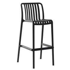 Σκαμπό Bar ArteLibre TAHITI Μαύρο PP 47x38x102cm 15300009 ArteLibre |  Σκαμπώ κήπου στο espiti