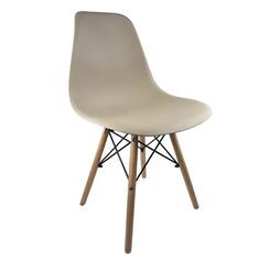 Καρέκλα Τραπεζαρίας ArteLibre COLT Cappuccino/Φυσικό PP/Ξύλο 53.5x46x81cm 14600046 ArteLibre |  Καρέκλες στο espiti