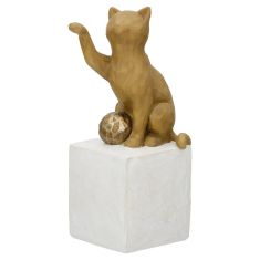 Φιγούρα Cat "Charlie" Πολυρεζίνη Brown PU 4 7.5x8.5x19.5cm 05161288 ArteLibre |  Διακοσμητκά στο espiti