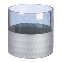 Ανεμοφωτιστικό 'Canus' Γυαλί Γκρι/Ασημί 10x10cm 05161336 ArteLibre |  Διακοσμητκά στο espiti