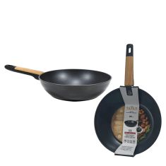 Τηγάνι Wok Αλουμινίου Ιαπωνικό Full Induction Φ28cm 06511752 ArteLibre |  Μαγειρικά Σκεύη στο espiti
