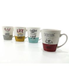 Κούπα 'Coffee' 31.5cl Κεραμικό Σε 4 Σχέδια 06512351 ArteLibre |  Ποτήρια στο espiti