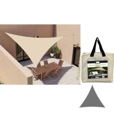 Τέντα Σκίασης Εκρού Πολυεστέρας 3.6x3.6x3.6m 06512924 ArteLibre |  Κάθετοι Κήποι στο espiti