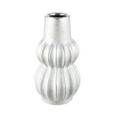  Βάζο Κεραμικό Ασημί χρώμα D12X22Cm D12X22Cm 05161386 ArteLibre |  Βάζα στο espiti