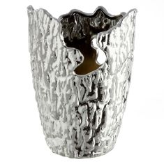  Βάζο Κωνικό Κεραμικό Ασημί Χρώμα D13X19Cm D13X19Cm 05161394 ArteLibre |  Βάζα στο espiti