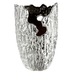  Βάζο Κωνικό Κεραμικό Ασημί Χρώμα D14X22Cm D14X22Cm 05161395 ArteLibre |  Βάζα στο espiti