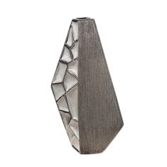  Βάζο Κεραμικό Ασημί χρώμα 24X9X47Cm 24X9X47Cm 05161407 ArteLibre |  Βάζα στο espiti