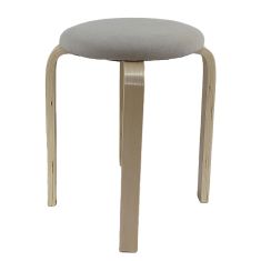 Σκαμπό ArteLibre MILOA Mπεζ/Φυσικό Ύφασμα/Ξύλο 42x42x45cm 14350032 ArteLibre |  Σκαμπώ κήπου στο espiti