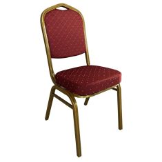 Καρέκλα Catering ArteLibre AUREVIA Κόκκινο/Χρυσό Ύφασμα/Μέταλλο 57x40x93cm 14980014 ArteLibre |  Καρέκλες στο espiti