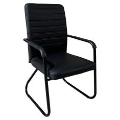 Καρέκλα Επισκέπτη ArteLibre AERIX Μαύρο PU/Μέταλλο 54x60x96cm 14980034 ArteLibre |  Καρέκλες γραφείου στο espiti