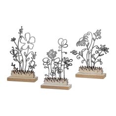 Διακοσμητικό ArteLibre Φυτά Μαύρο/Φυσικό MDF 3x11.8x13.5cm Σε 3 Σχέδια 05160516 ArteLibre |  Διακοσμητκά στο espiti