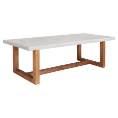 ΤΡΑΠΕΖΙ ΤΡΑΠΕΖΑΡΙΑΣ ASTOR HM6572.02 ΜΠΕΖ FIBER CEMENT--ΞΥΛΟ ΑΚΑΚΙΑΣ 240x100x75Υεκ |  Τραπέζια κήπου στο espiti