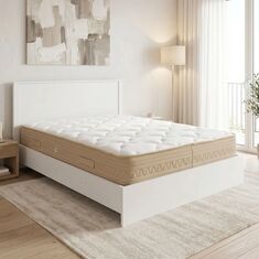Κρεβάτι με στρώμα Athos Sleepy pakoworld λευκό 160x200εκ |  Κρεβάτια στο espiti