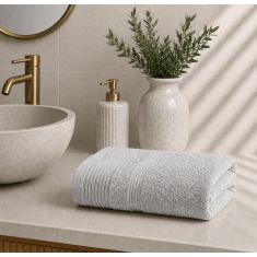 Πετσέτα Προσώπου 50×90 Light Grey Astron Italy |  Πετσέτες Προσώπου στο espiti